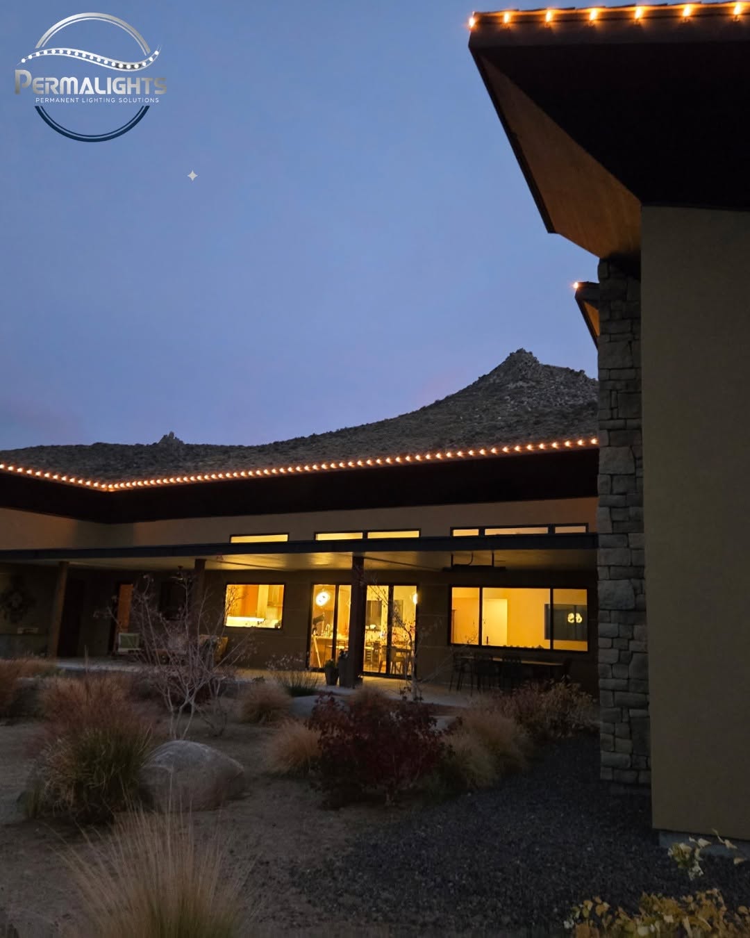 Homeowner changing light colors from a phone app